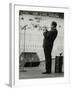 Jonah Jones Playing at the Newport Jazz Festival, Ayresome Park, Middlesbrough, July 1978-Denis Williams-Framed Photographic Print