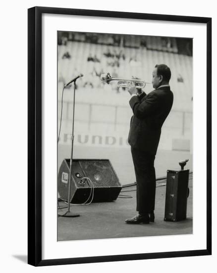 Jonah Jones Playing at the Newport Jazz Festival, Ayresome Park, Middlesbrough, July 1978-Denis Williams-Framed Photographic Print