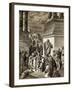 Jonah Telling of Nineveh's Coming Vanquishment-Gustave Doré-Framed Giclee Print