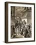 Jonah Telling of Nineveh's Coming Vanquishment-Gustave Doré-Framed Giclee Print