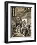 Jonah Telling of Nineveh's Coming Vanquishment-Gustave Doré-Framed Giclee Print