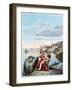 Jonah Thrown out by the Whale on the Shore-Theodore Amst-Framed Giclee Print