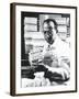 Jonas E. Salk Medical Researcher Who Developed the First Polio Vaccine, Ca. 1955-null-Framed Photo