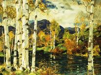 Birches-Jonas Lie-Giclee Print