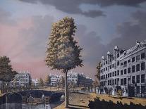 A View of the Herengracht Overlooking Binnenamstel and the Nieuwe Herengracht-Jonas Zeuner-Giclee Print