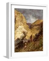 Jonathan and the Philistines - Bible-William Brassey Hole-Framed Giclee Print