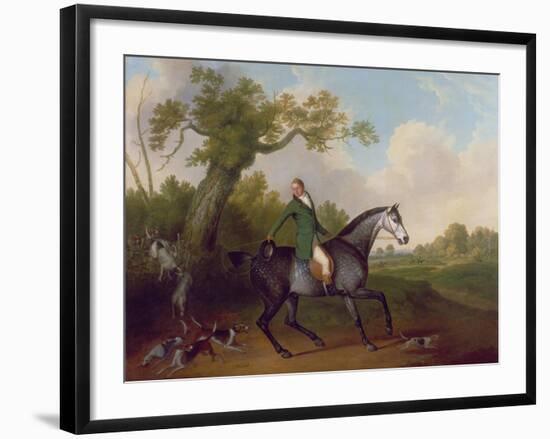 Jonathan Griffin, Huntsman to the Earl of Derby's Staghounds-James Barenger-Framed Giclee Print