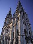 The Exterior of the Christian Cathedral, Chartres, Eure Et Loir, Centre, France-Jonathan Hodson-Photographic Print