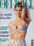 L'Officiel, June 1992 - Niki Taylor, Top Star, en Gianni Versace-Jonathan Lennard-Framed Art Print