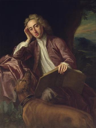 Alexander Pope and His Dog, Bounce, circa 1718