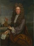 Portrait of Matthew Prior, English Poet and Diplomat-Jonathan Richardson-Framed Stretched Canvas