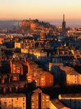 Edinburgh Castle and Old Town Seen from Arthur's Seat, Edinburgh, United Kingdom-Jonathan Smith-Photographic Print