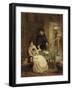 Jonathan Swift and Vanessa, 1881-William Powell Frith-Framed Premium Giclee Print