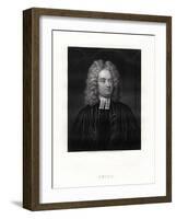 Jonathan Swift, Anglo-Irish Writer, 19th Century-B Holl-Framed Giclee Print