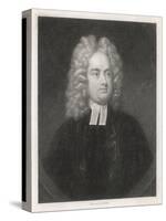 Jonathan Swift Irish-Born Churchman and Writer-William Holl the Younger-Stretched Canvas