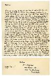 Letter from Jonathan Swift to Henrietta Howard, 21st November 1730-Jonathan Swift-Laminated Giclee Print