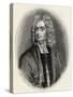 Jonathan Swift - portrait-George Vertue-Stretched Canvas