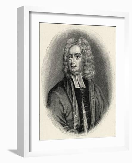 Jonathan Swift - portrait-George Vertue-Framed Giclee Print