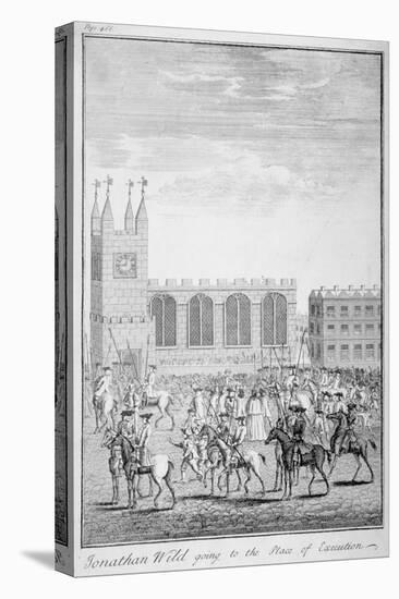 Jonathan Wild Going to the Place of Execution, London, 1725-null-Stretched Canvas
