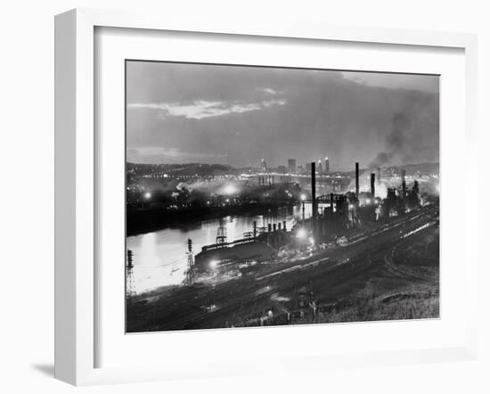 Jones and Laughlin Steel Mill, Pittsburgh, Pennsylvania-null-Framed Photographic Print