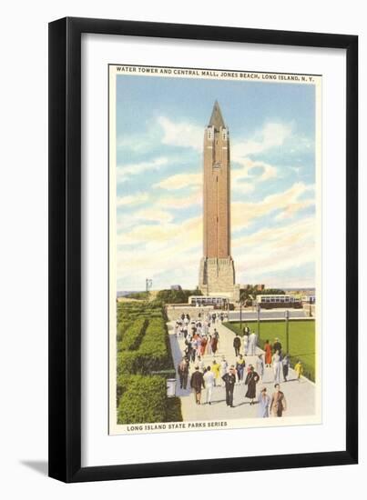 Jones Beach Water Tower, Long Island, New York-null-Framed Art Print