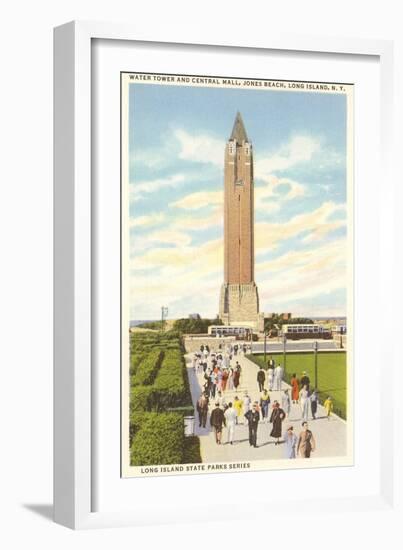 Jones Beach Water Tower, Long Island, New York-null-Framed Art Print