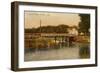 Jones' Bridge, Guilford, Connecticut-null-Framed Art Print