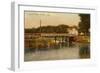 Jones' Bridge, Guilford, Connecticut-null-Framed Art Print