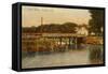 Jones' Bridge, Guilford, Connecticut-null-Framed Stretched Canvas