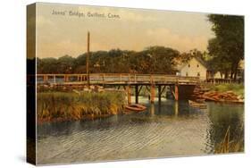 Jones' Bridge, Guilford, Connecticut-null-Stretched Canvas