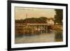 Jones' Bridge, Guilford, Connecticut-null-Framed Art Print