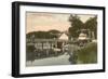 Jones' Bridge, Guilford, Connecticut-null-Framed Art Print