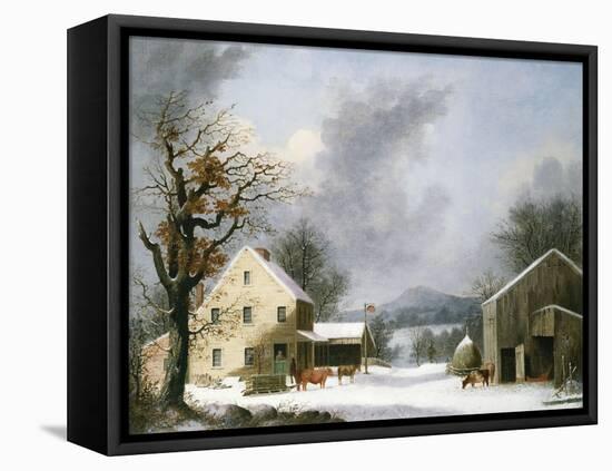 Jones Inn, Circa 1855-David Gilmour Blythe-Framed Stretched Canvas