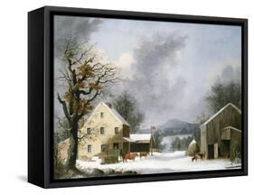 Jones Inn, Circa 1855-David Gilmour Blythe-Framed Stretched Canvas