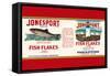 Jonesport Fish Flakes-null-Framed Stretched Canvas