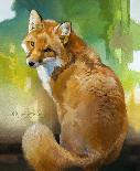 Drippy Red Fox-Joni Johnson-Godsy-Giclee Print