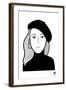 Joni Mitchell-Jane Foster-Framed Art Print