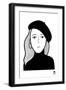 Joni Mitchell-Jane Foster-Framed Art Print