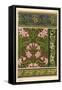 Jonquil, Narcissus jonquilla, as design motif in wallpaper and fabric patterns-null-Framed Stretched Canvas