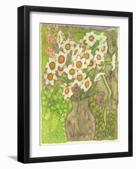 Jonquils at Twilight, 1999-Lillian Delevoryas-Framed Giclee Print