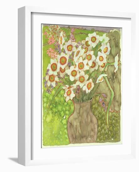 Jonquils at Twilight, 1999-Lillian Delevoryas-Framed Giclee Print