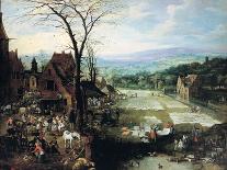 Market and Bleaching Ground, 1620-22-Joos de Momper-Giclee Print