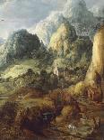 Anthropomorphic Landscape, C1600-1635-Joos De Momper The Younger-Framed Giclee Print