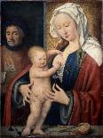 The Virgin and Child Worshipped by St.Bernard (Detail)-Joos Van Cleve-Giclee Print