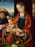 The Virgin and Child Worshipped by St.Bernard (Detail)-Joos Van Cleve-Giclee Print