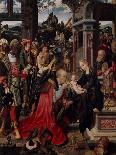The Adoration of the Magi Triptych, 1515-Joos Van Cleve the Younger-Framed Stretched Canvas