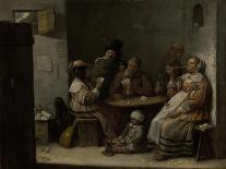 Card Players, c.1645-Joos Van Craesbeeck-Stretched Canvas