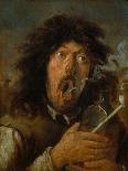 The Smoker-Joos Van Craesbeeck-Framed Stretched Canvas