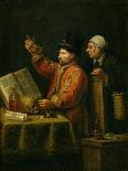 Card Players, c.1645-Joos Van Craesbeeck-Framed Giclee Print