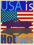 USA Is Hot Rods-Joost Hogervorst-Art Print